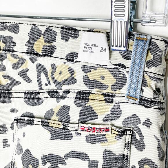 Hudson Patti Vice Versa Slouchy Skinny Jeans Light Wash Prey Size 24 - Picture 10 of 10